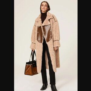 OOFWear Reversible Faux Shearling Coat, EU 38 US XS